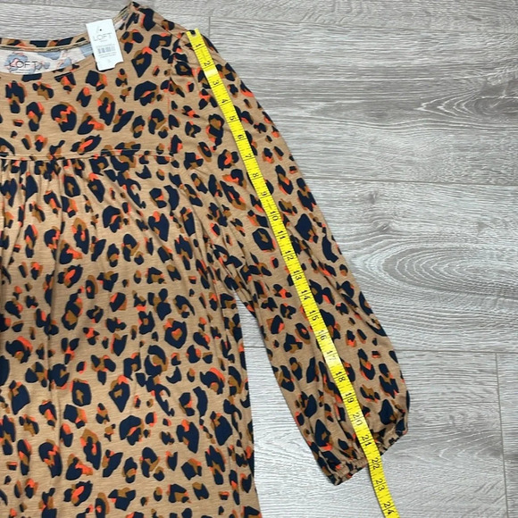 NWT Loft Outlet Leopard Print Long Sleeve Blouse S - Picture 10 of 15